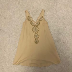 Gold Lilly Pulitzer Dress